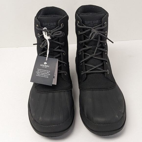 Sperry Cold Bay Boots, Black Nylon, Men\'s 9.5 M main image 5
